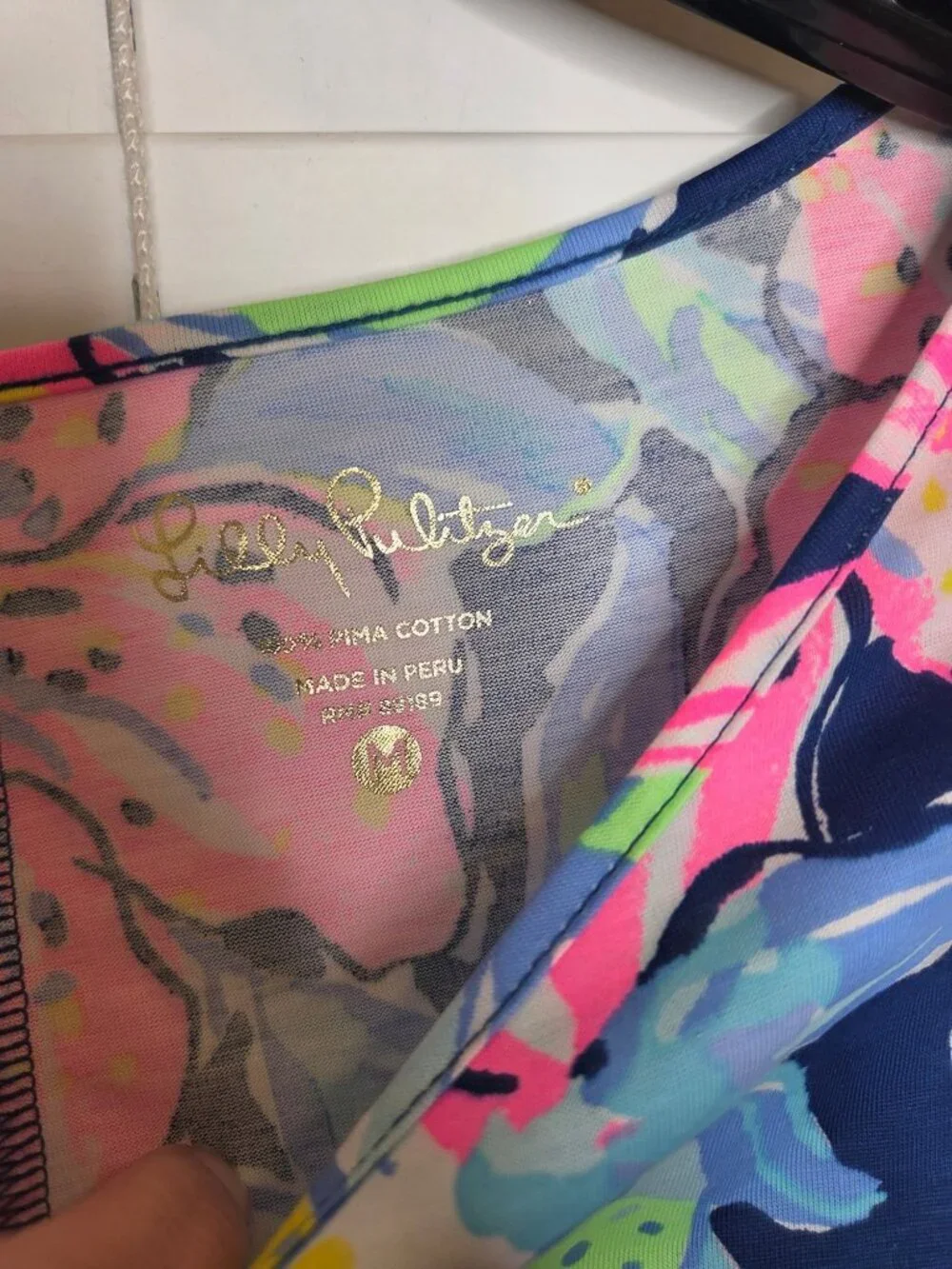 Lilly Pulitzer Women’s Floral Dress Capri Soliel M Multicolor resort beach prepp - Picture 3 of 7